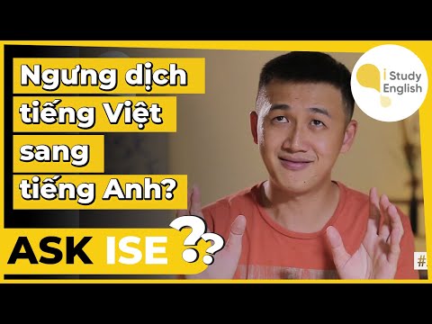 Video Làm sao để ngưng dịch tiếng Việt sang tiếng Anh khi... - youtube