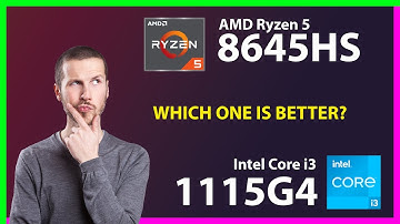 AMD Ryzen 5 8645HS vs INTEL Core i3 1115G4 Technical Comparison