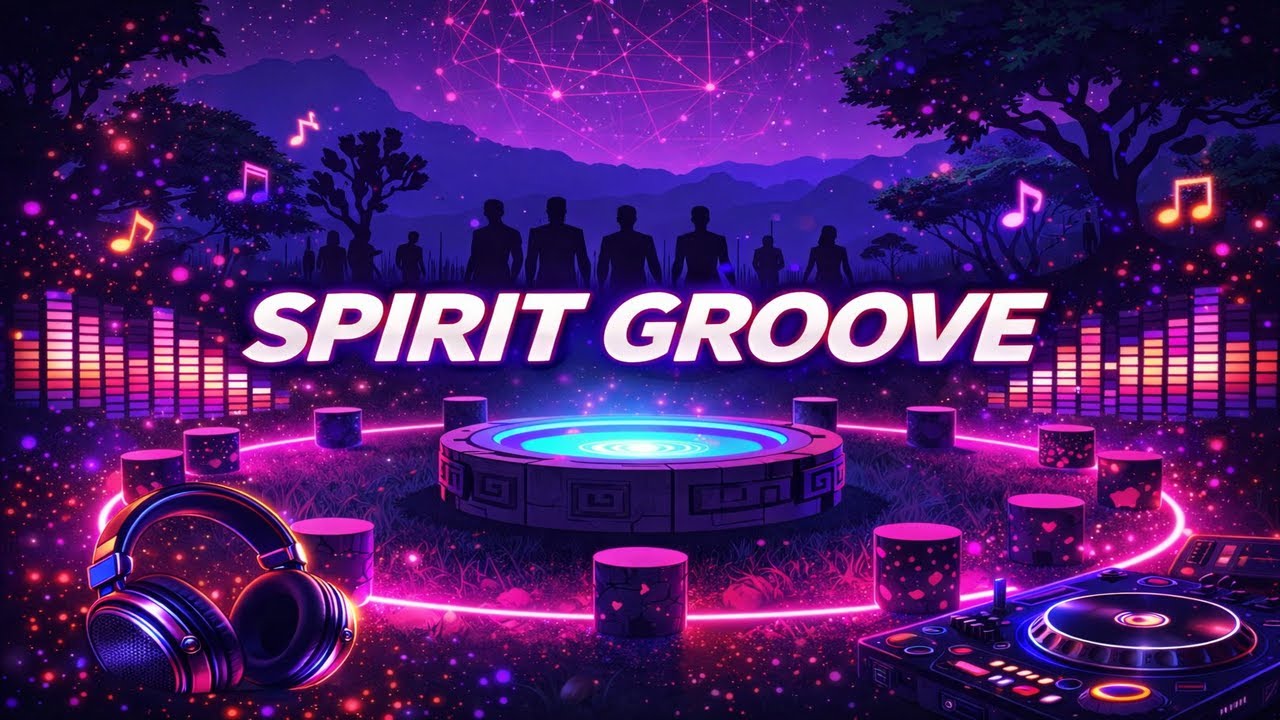 Spirit Groove – Tribal Afro Electronic Lyric Video | Hypnotic Dance Vibe
