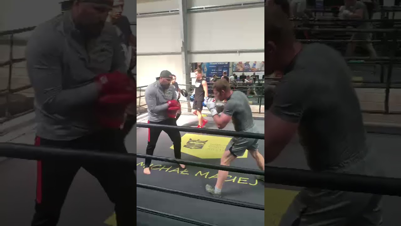 Robert Złotkowski i Maciej Miszkiń- wspólny trening