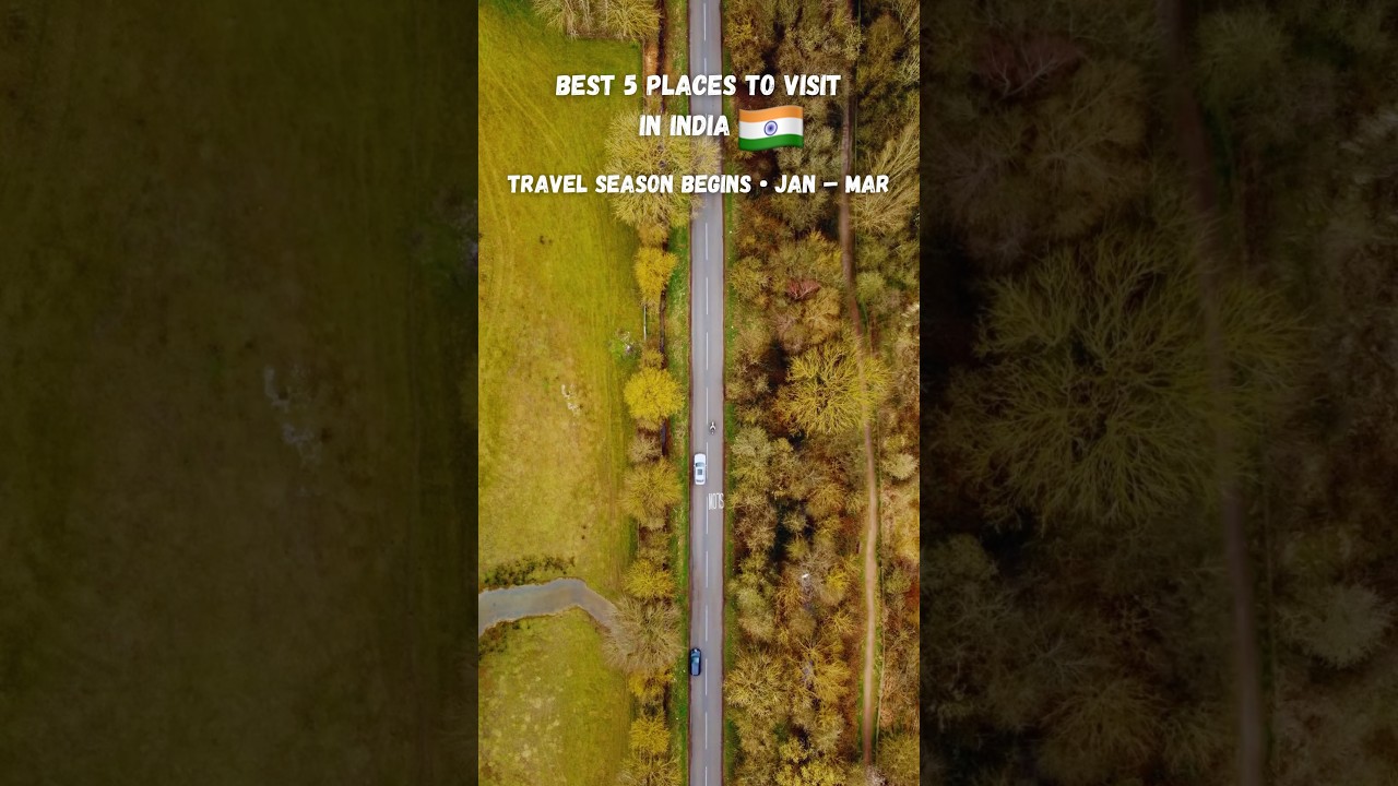 Top 5 Winter Destinations in India 2026 | Perfect Time to Travel | #trending #viral #shorts #travel