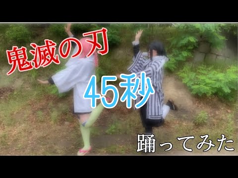 45秒 おばみつで踊ってみた【鬼滅の刃】