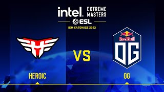 Heroic vs OG | Map 2 Mirage | IEM Katowice 2023