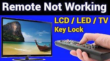 Remote Control Not Working - How To Unlock Remote Keys Lock