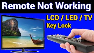 Remote Control Not Working How To Unlock Keys Any LCD LED TV Remote screenshot 4