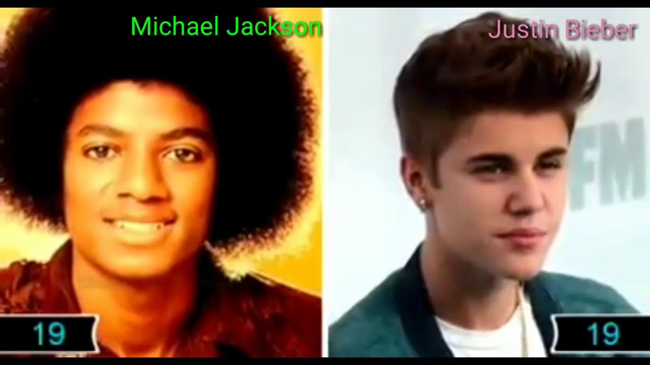 Michael Jackson vs Justin Bieber Transformation 
