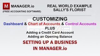 📒Manager.io - Customizing the Chart of Accounts and Control Accounts