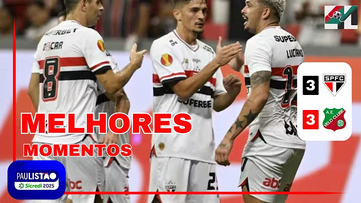 MELHORES MOMENTOS SÃO PAULO 3 X 3 VELO CLUBE, RODADA 9, PAULISTÃO 2025.