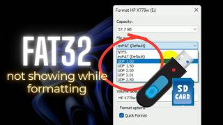 Fix USB Not Formatting in FAT32 | FAT32 Format Not Showing | FAT32 Format Option Missing (2026)