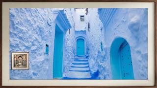 Frame TV | Chefchaouen Morocco Blue Alley — 3 Hours 4K Ambient screensaver Canvas | By Medina Canvas screenshot 4