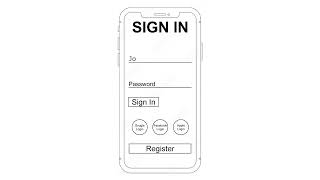 App Wireframe Animation