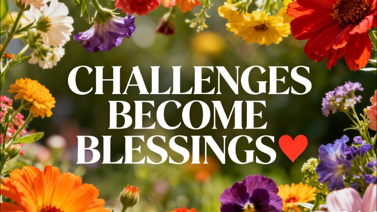 A CHALLENGES BECOME BLESSINGS ❤️🫰