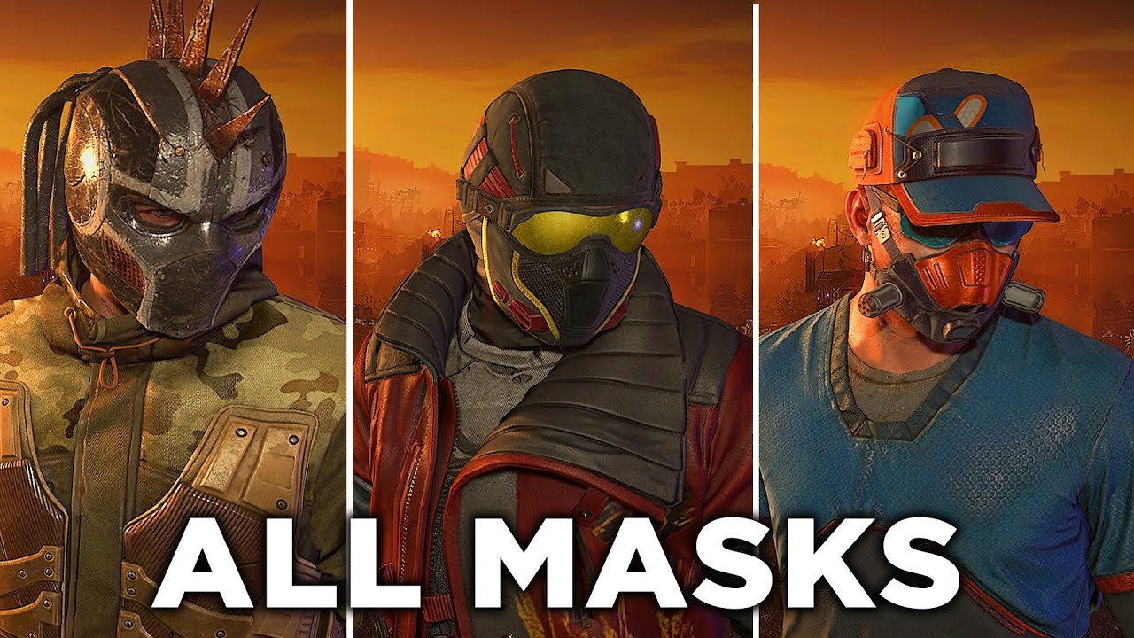 Dying Light 2 Stay Human - ALL MASKS & HEADGEARS (Showcase)