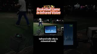 Thermal camera shoots basketball, Slam Dunk fans assemble!
