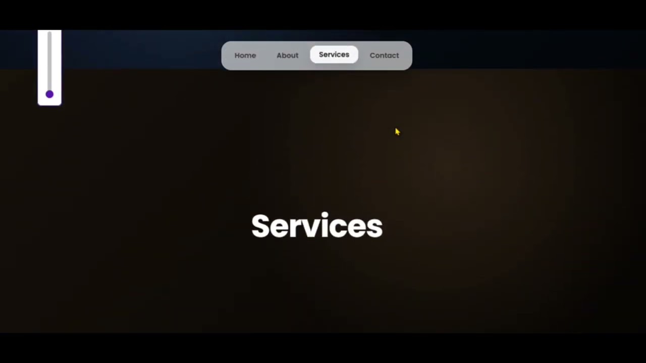 Modern Floating Glass Navigation dengan Auto Scroll-Spy | HTML CSS JS