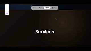 Modern Floating Glass Navigation dengan Auto Scroll-Spy | HTML CSS JS