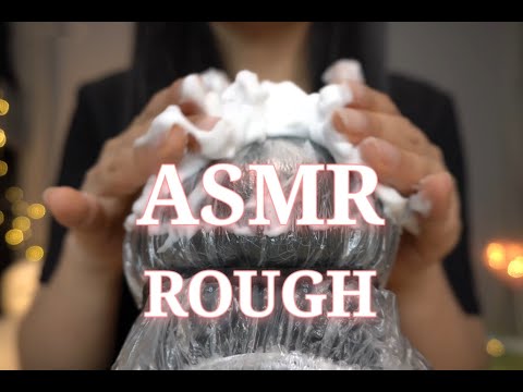 ASMR 百分百刺痛感，泡沫洗頭，重免享用！100% stabbing pain, for immunity people ~rough！