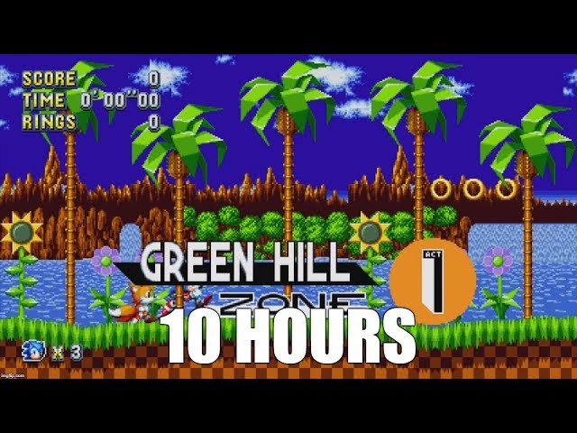 Sonic Mania - Green Hill Zone Act 1 Extended (10 Hours) 