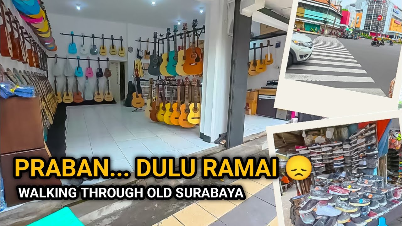 Walking Tour Praban Surabaya | Ambience ASMR Nostalgia Kota