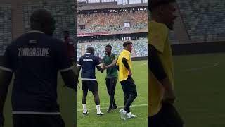 Bafana Bafana Vs Zimbabwe Training At Moses Mabhida Stadium For The 2026 Fifa World Cup Qualifier