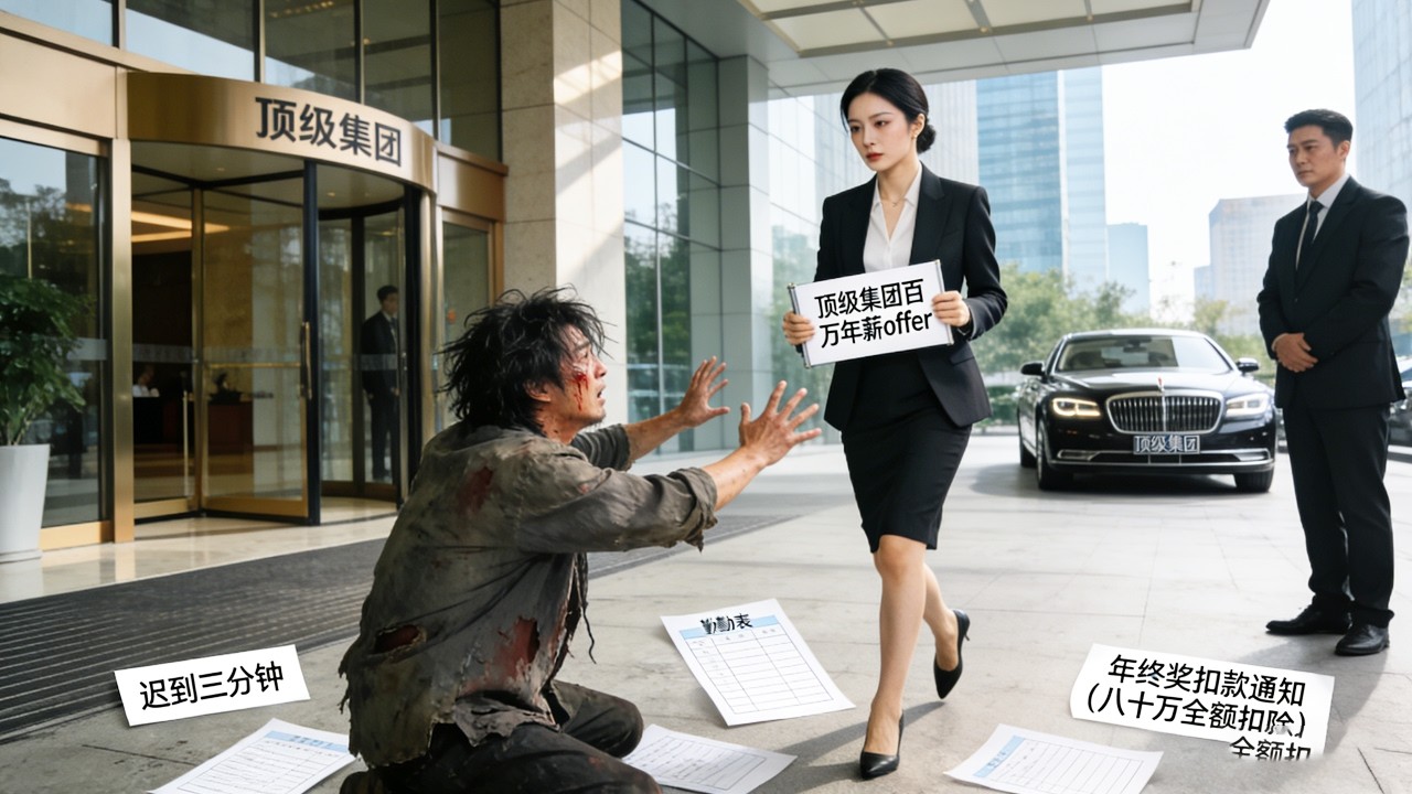 爲公司熬夜拼命卻因遲到三分鐘被扣光八十萬的年終獎，她給足機會后徹底放棄廢物老闆，轉身被頂級集團百萬年薪挖走，總裁痛哭求她回頭她冷眼不屑！【我离职后，他被行业除名】#260127ty