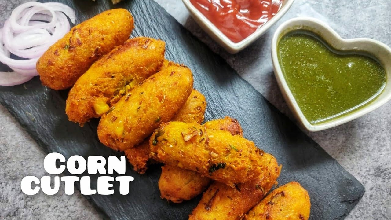 कम सामान से बनाए गरमागर्म स्वादिष्ट नाशता Corn cutlet Recipe corn