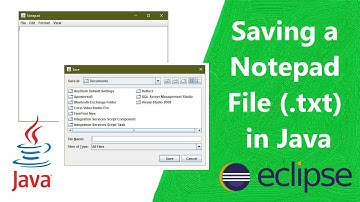 How to Save (.txt) file in Java Notepad | Eclipse Designer