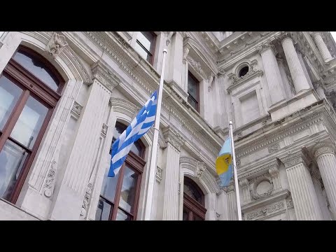 Greek Flag Raising Ceremony in Philadelphia