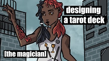 Illustrating a Tarot Deck [The Magician] - Digital Illustration Procreate Time Lapse