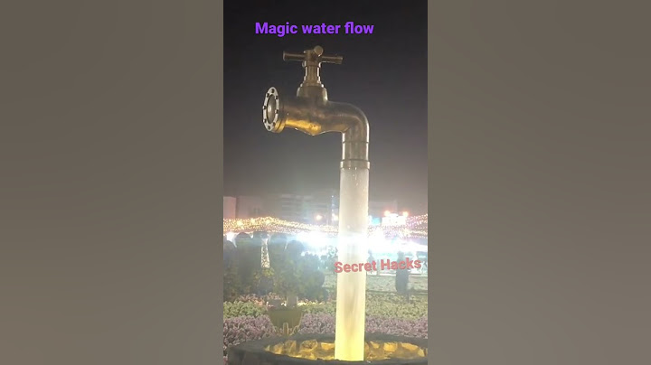 Tap in the air-Magic water flow
