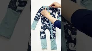the softest bamboo pajamas for your baby ❤️❤️ fast no fuss changes for you (and grippy feet when yo