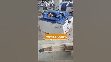 Automatic Wood Pallet Single / Double Stringer Notcher Machine
