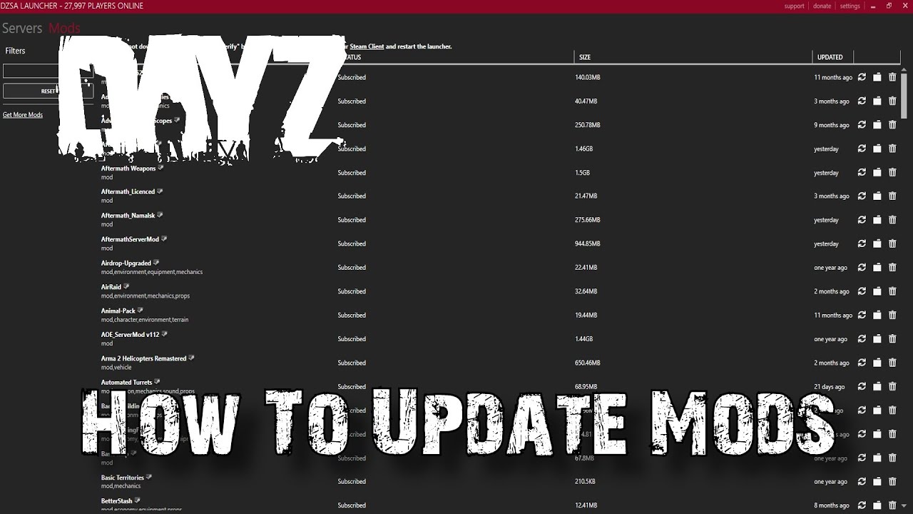 DZSALauncher - An easy to use launcher for DayZ Standalone