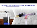 How Do Water-Powered Sump Pumps Work?