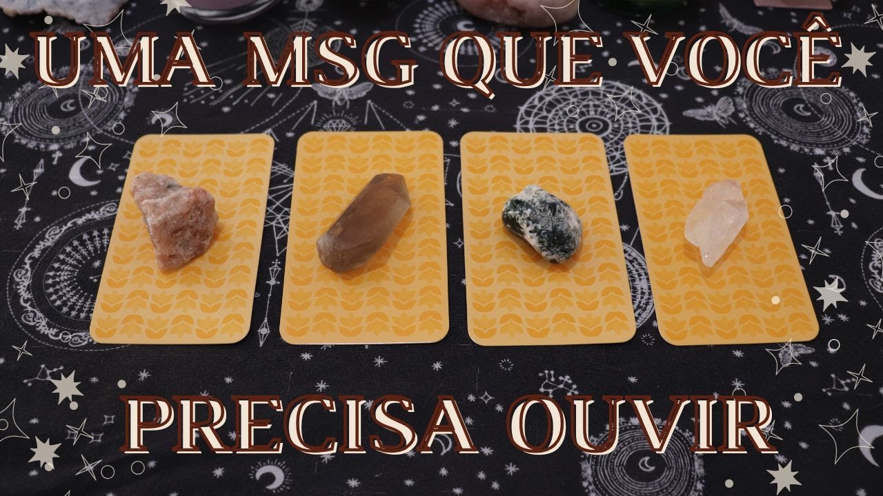 Uma Mensagem Que Você Precisa Ouvir | Tiragem de Tarô
