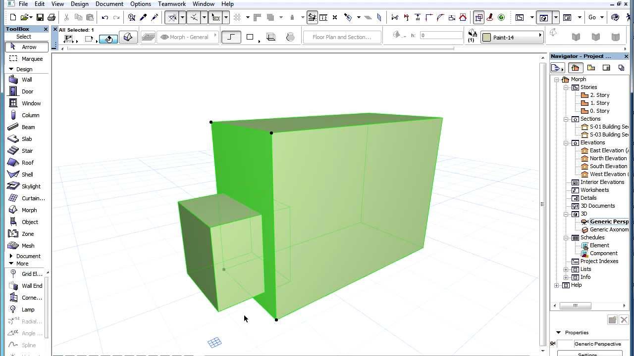 3ds The ARCHICAD MORPH Tool - Self-Intersecting Selected Morphs