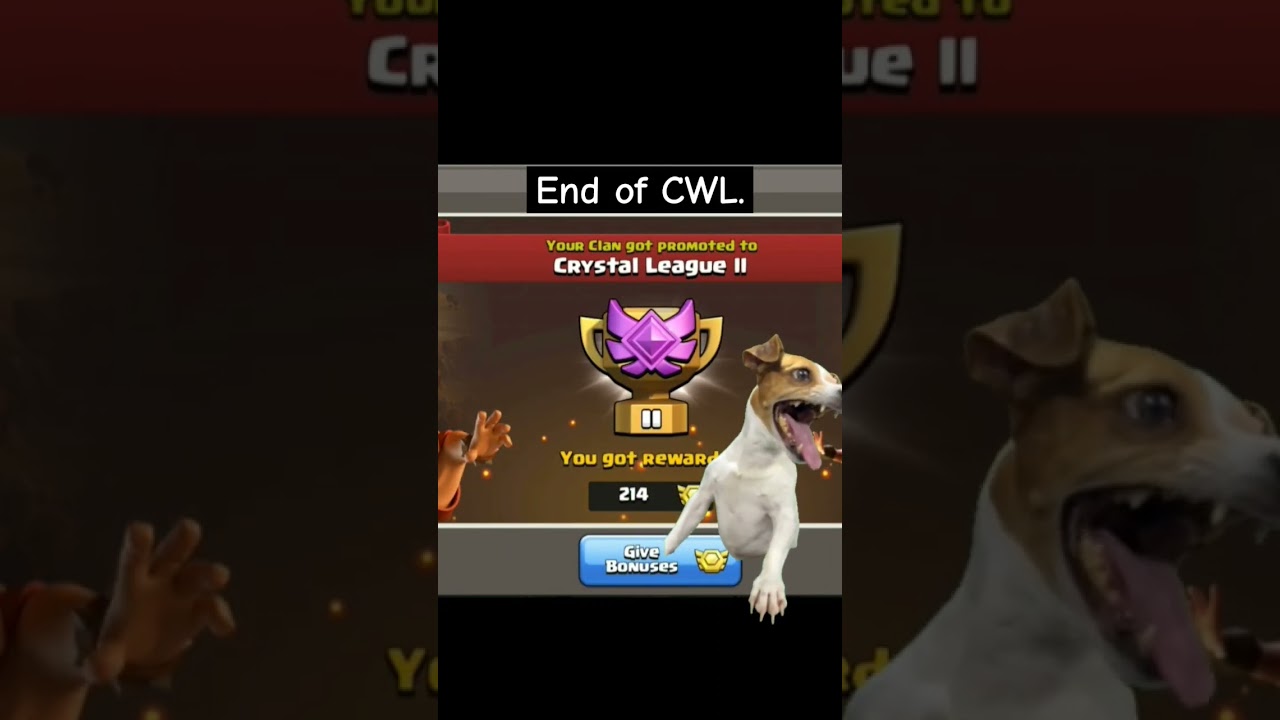 CWL ended. Did you promote? 