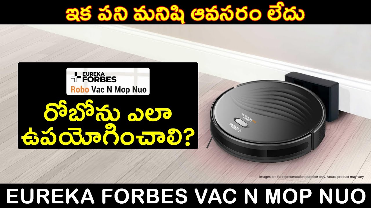 How to Use Eureka Forbes Vac N Mop Nuo Robo cleaner YouTube