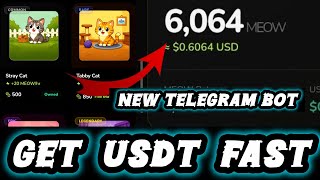 🐱 NEW Telegram App Pays You for Collecting Cats?! 🤑 Earn MEOW Rewards Daily + TON &amp; USDT Withdrawals