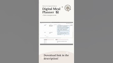 Create your shopping list!🍴 | Meal Planning NOTION Template  #shorts #notion #notiontemplate