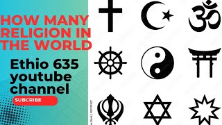 How Many Religion In The World?