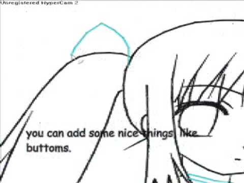 how to draw a cute anime girl