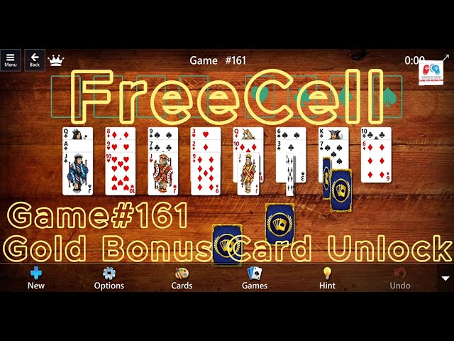 Microsoft Solitaire FreeCell Game No. 161: Unlock Gold Card Bonus with Pro  Strategies! 