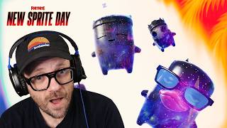 Fortnite Galaxy Sprite Collecting w/ QUANTUM CAMPER + In Depth Item Shop Review