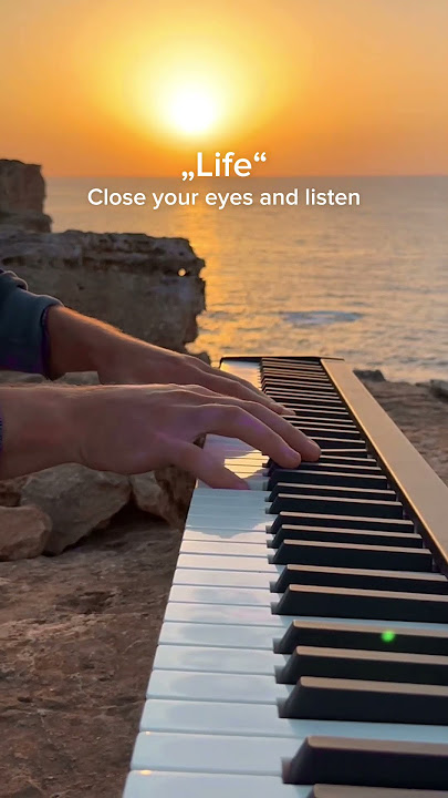 Life   ocean 🌅 wait for the main violin! Spotify/AppleMusic: Raban - Life 🎧 #piano #necolassic