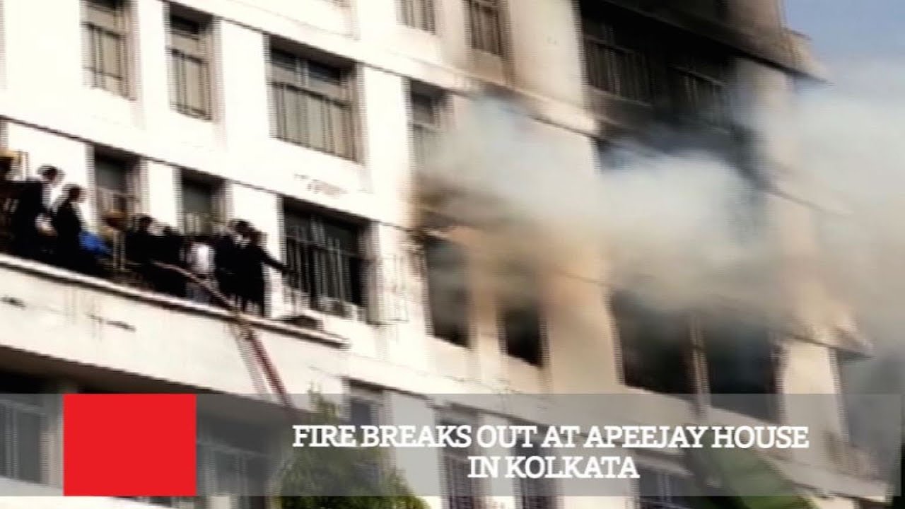 Fire Breaks Out At Apeejay House In Kolkata