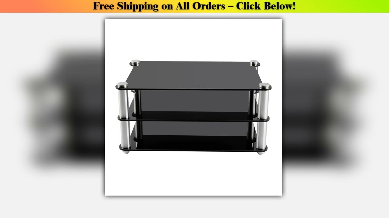 KGUSS amplifier rack HIFI headphone amplifier DAC rack desktop Solid aluminum column double-layer