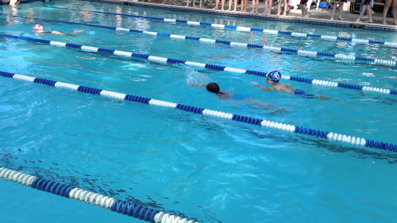 Gretchen's First Swim Meet - YouTube