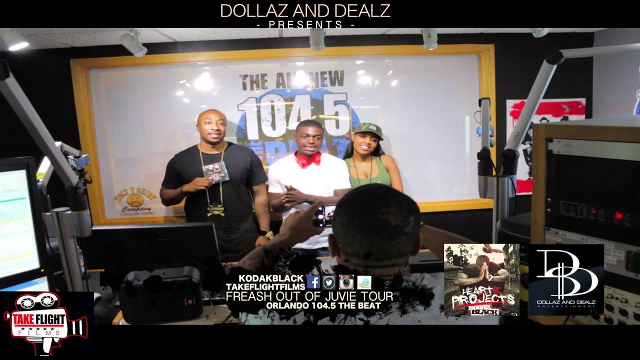 Kodak Black -  Dj'Dstrong 104.5 The Beat Olando (TAKEFLIGHTFILMS)