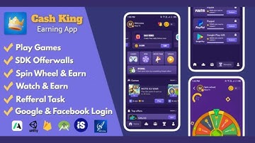 Make Android Earning App || Cash King App source code download || Games, Offerwalls, Spin wheel app